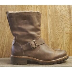 ECCO Elaine Pull-On Boots Womens Size 40 US 9/9.5 Brown
